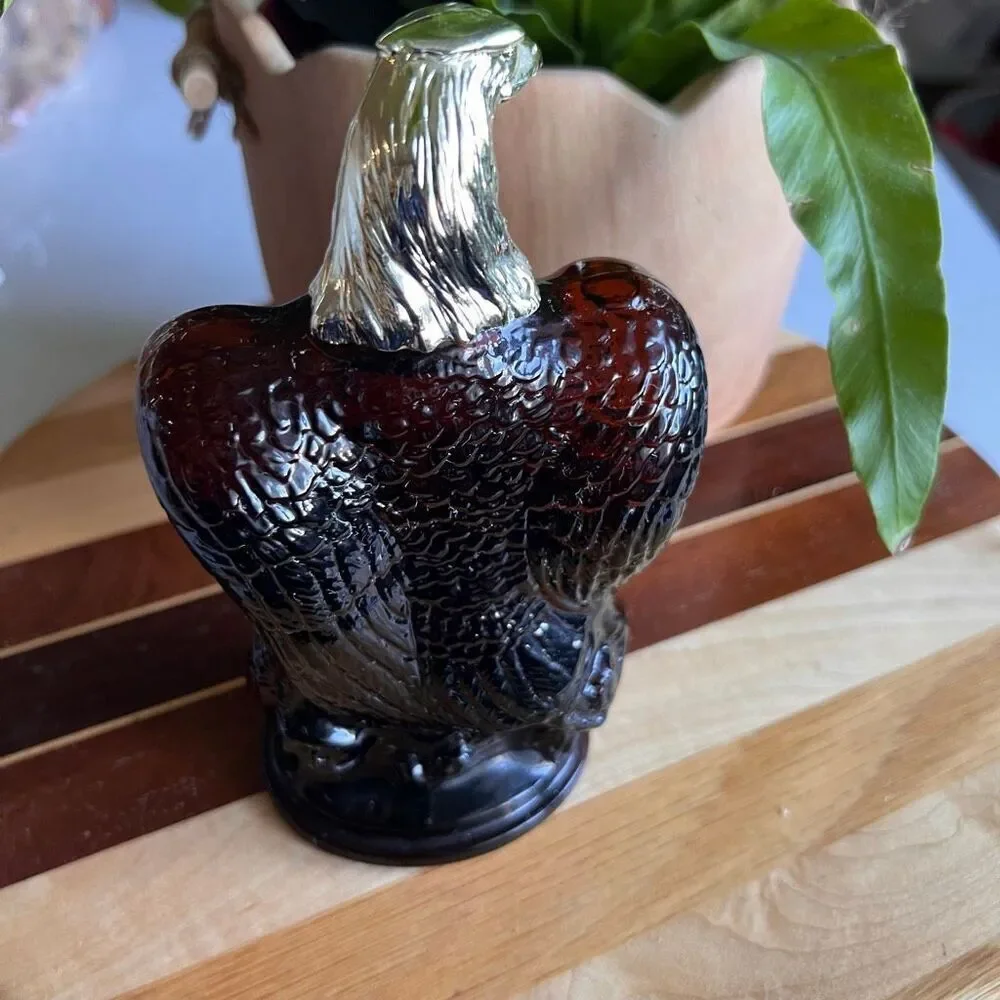 vintage Avon American Eagle decanter, typically produced in the early 1970s full